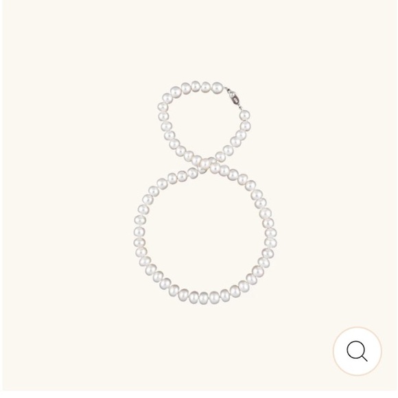 L'Amour Jewelry - L'Amour White Pearl Necklace